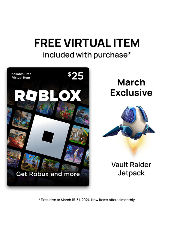 Roblox $25 eGift Card [Digital] + Exclusive 'The Hunt' Virtual Item