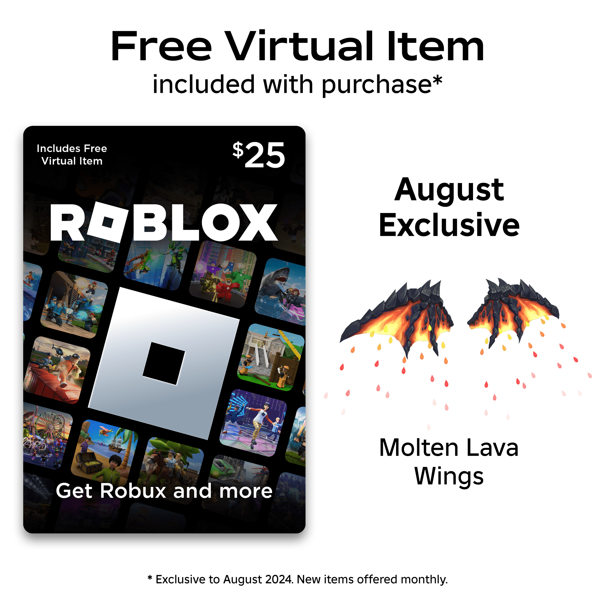 Roblox $25 eGift Card [Digital]  Exclusive Virtual Item