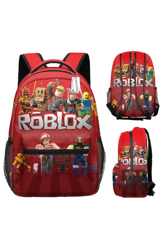 Roblox 3D Theme Waterproof Backpack, Laptop Bag, Stylish Lightweight Travel Bag