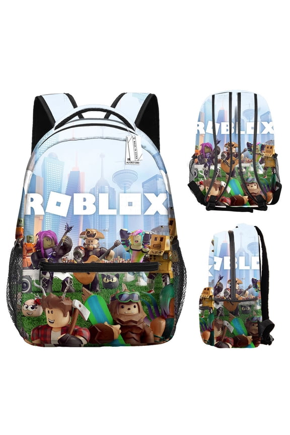 Roblox 3D Theme Waterproof Backpack, Laptop Bag, Stylish Lightweight Travel Bag