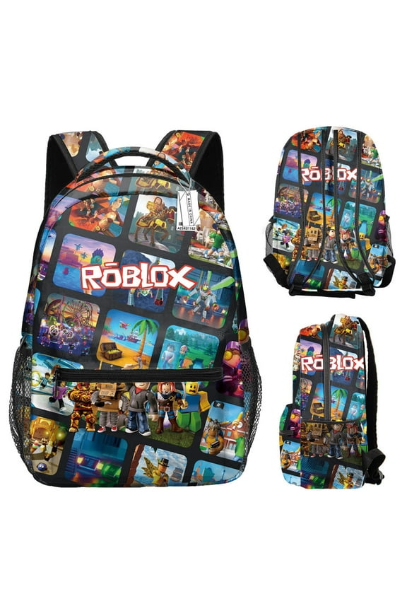 Roblox 3D Theme Waterproof Backpack, Laptop Bag, Stylish Lightweight Travel Bag