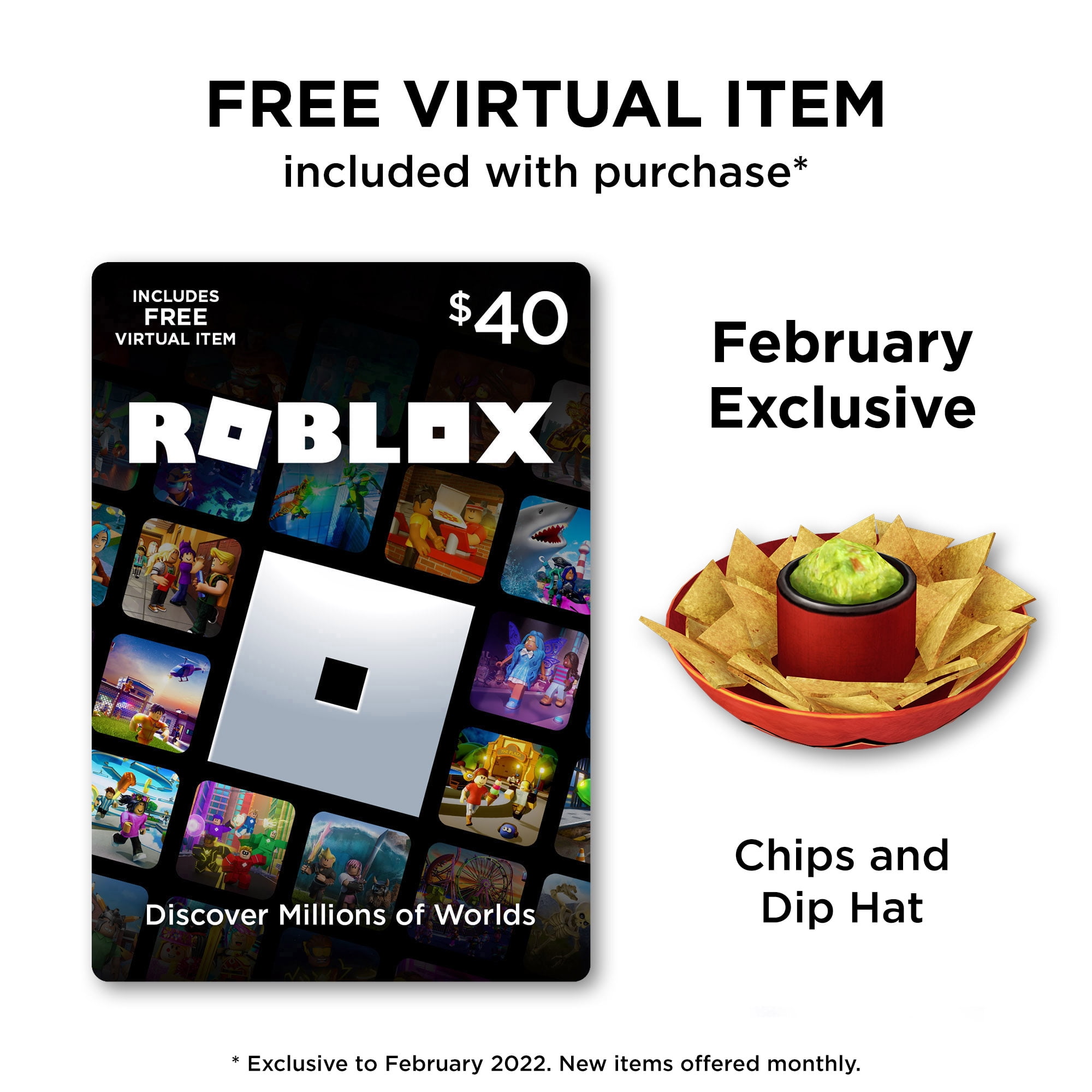 Roblox $40 eGift Card [Digital] + Exclusive Virtual Item