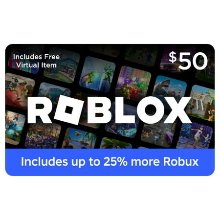 Roblox $50 eGift Card [Digital] + Exclusive Virtual Item
