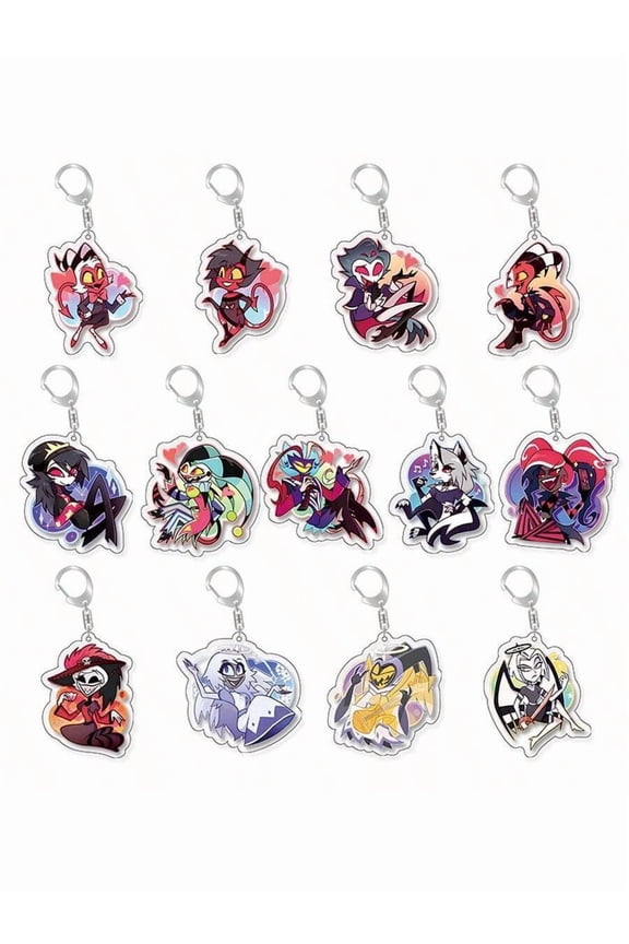 Roblox Acrylic Keychain 5pcs | Retro Myth Noob Guest Character Collection Bag Charm Gift, random 1 pack