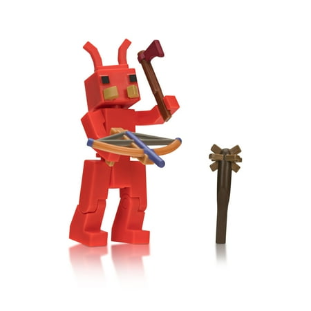 Roblox Action Collection - Booga Booga: Fire Ant Figure Pack [Includes Exclusive Virtual Item]
