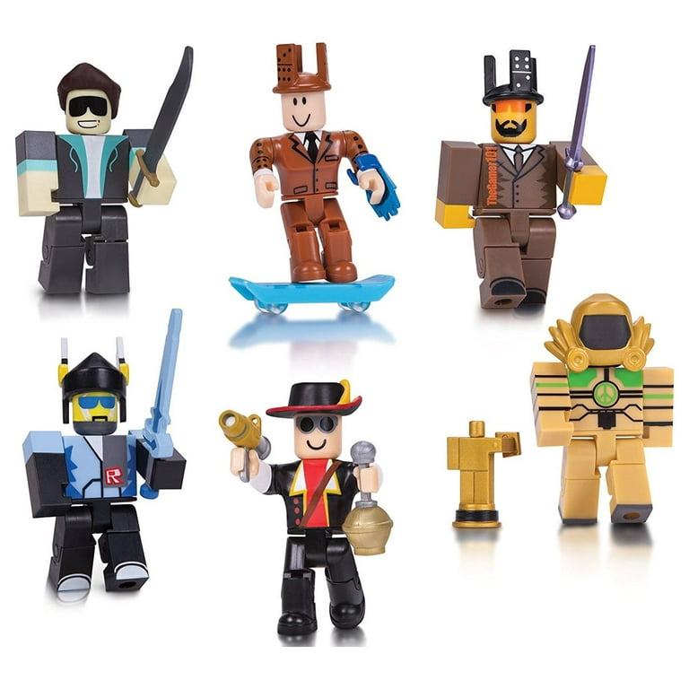 Roblox Action Collection - Champions of Roblox Six Figure Pack [Includes  Exclusive Virtual Item] 