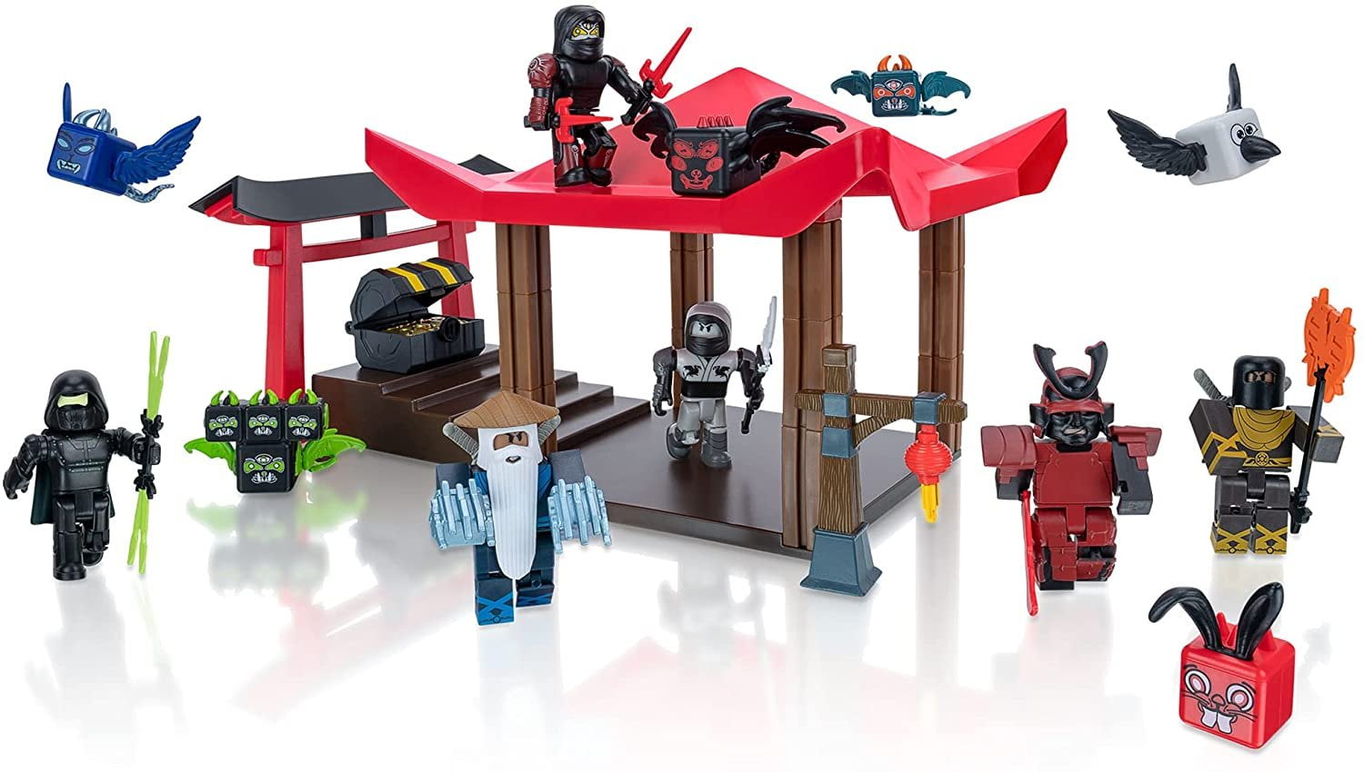 Roblox Ninja Legends Playset 29 Pieces & Merciless Ninja Exclusive Virtual  Code