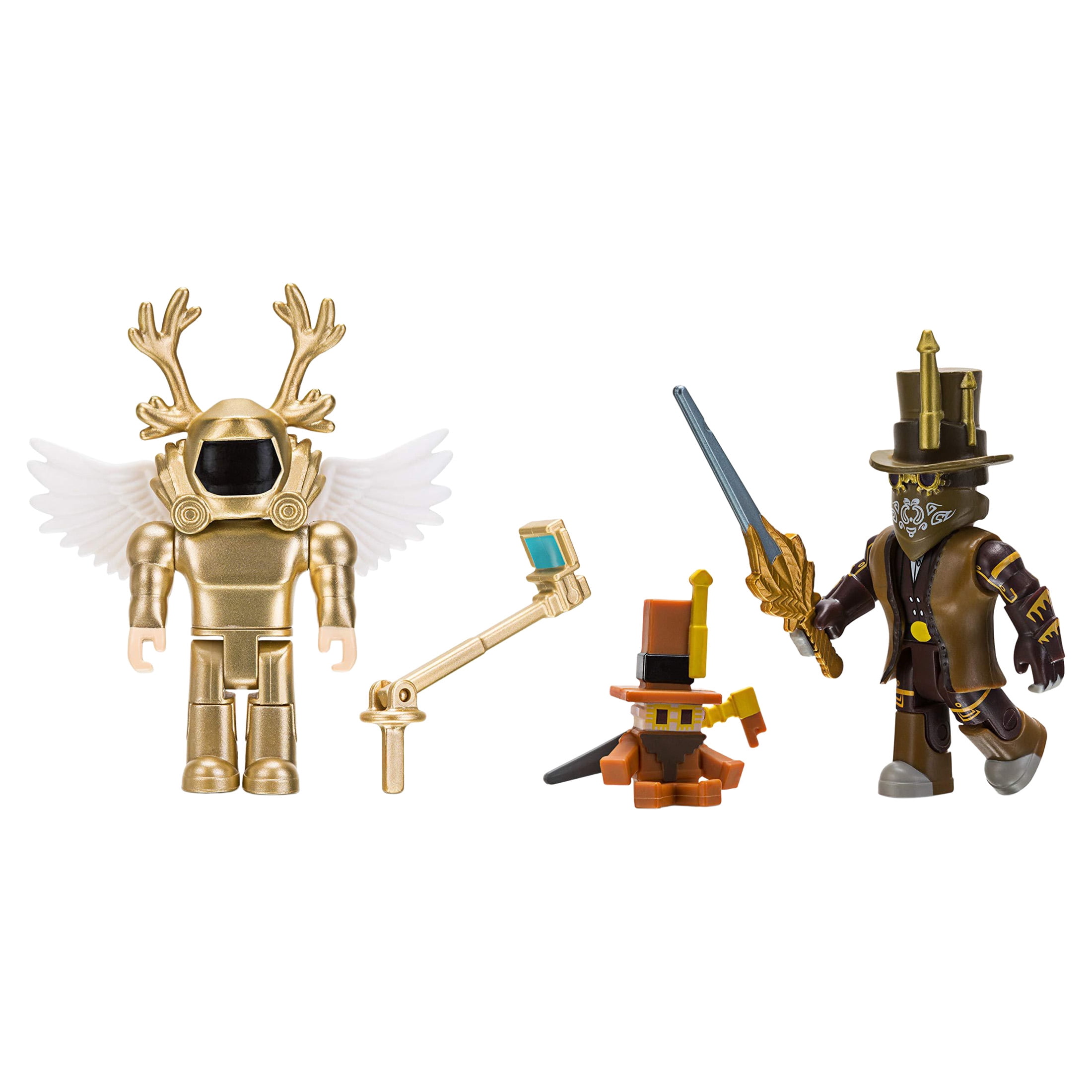 Roblox Action Collection, Simoon68 Golden Hero and chillthrill709