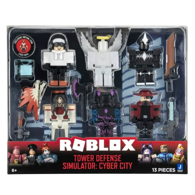 roblox action collection - legends of roblox six figure pack [includes  exclusive virtual item] 
