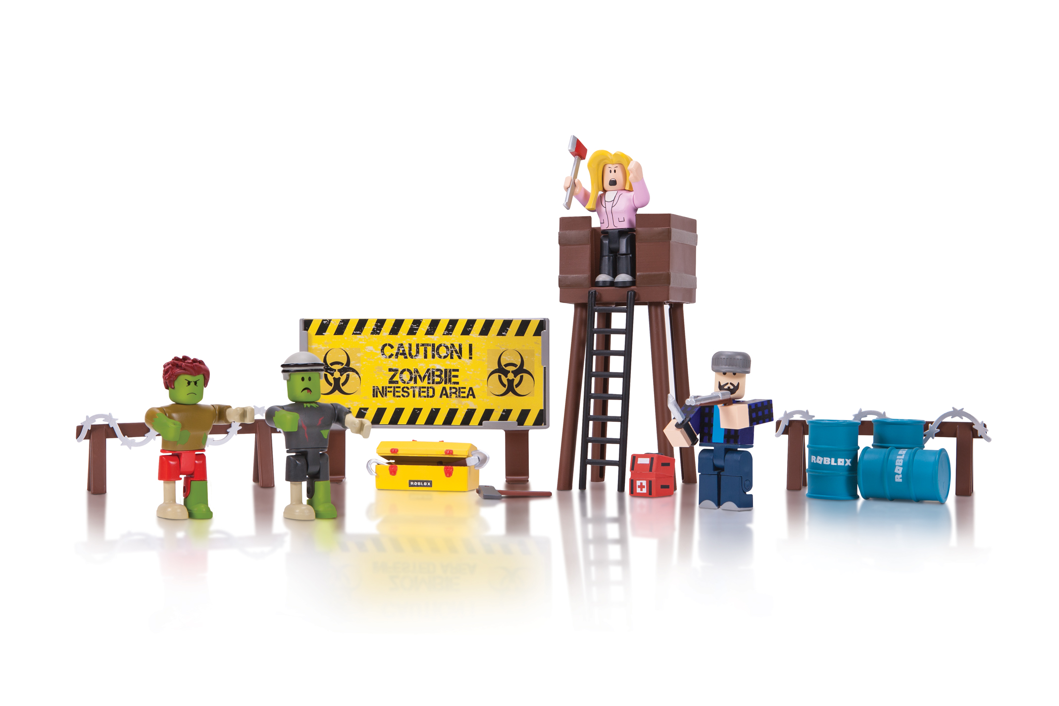 Walmart Exclusive Roblox Zombie Apocalypse Action Set Toy Includes Walmart Exclusive Roblox Zombie Apocalypse Action Set Toy Includes