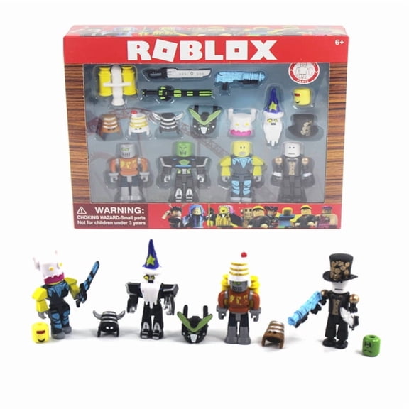 Roblox Action Figure Set,15th Anniversary Champions Gold 6-Pack Figures Virtual Item