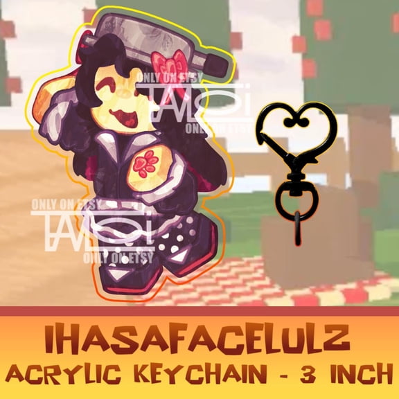 Roblox Arg - IHasAFaceLULZ Keychain - Aubree