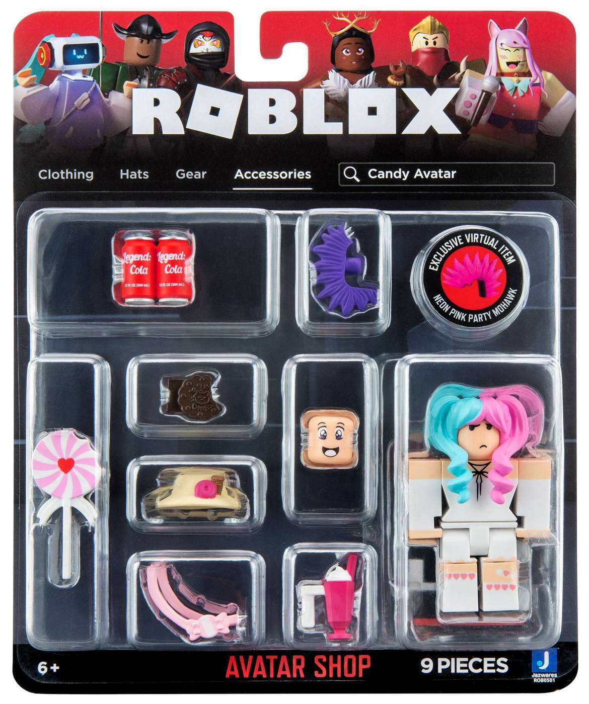 Roblox Avatar Shop Candy Avatar Action Figure 