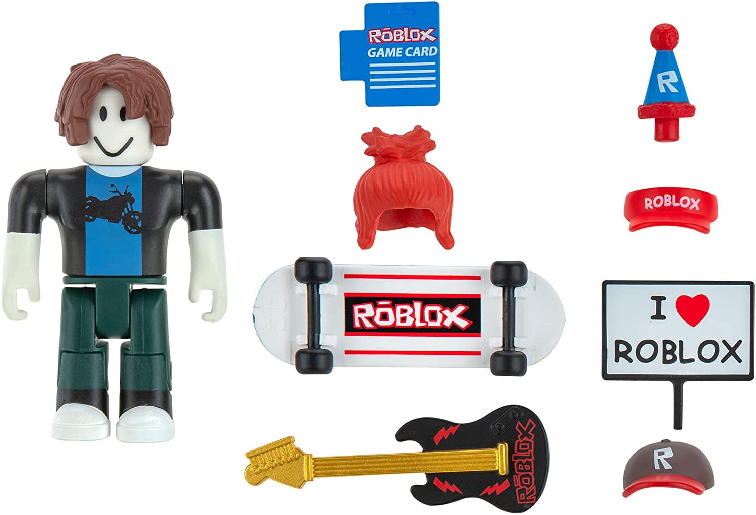 Roblox Avatar Shop Series Collection - Bacon Hair Branding Emergency Figure  Pack [Includes Exclusive Virtual Item] 