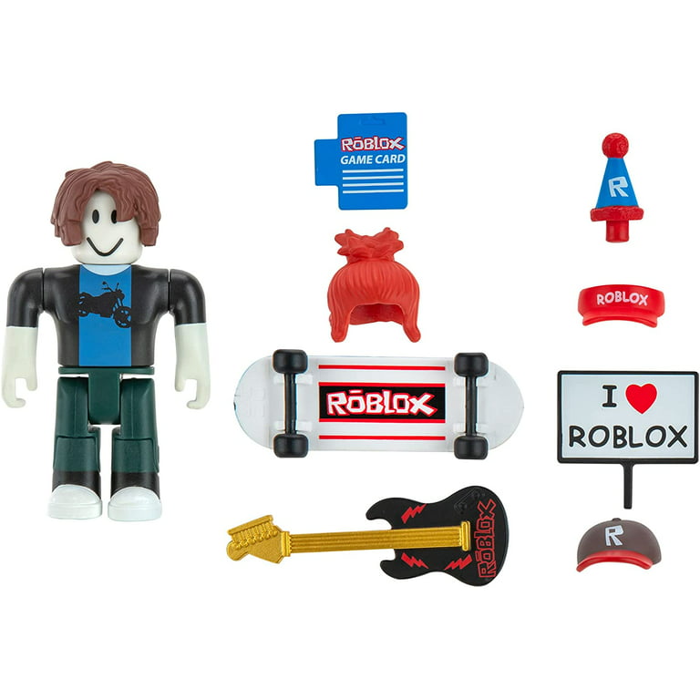 Roblox DevSeries Hide and Seek LONG BRUNETTE HAIR Virtual Item Toy