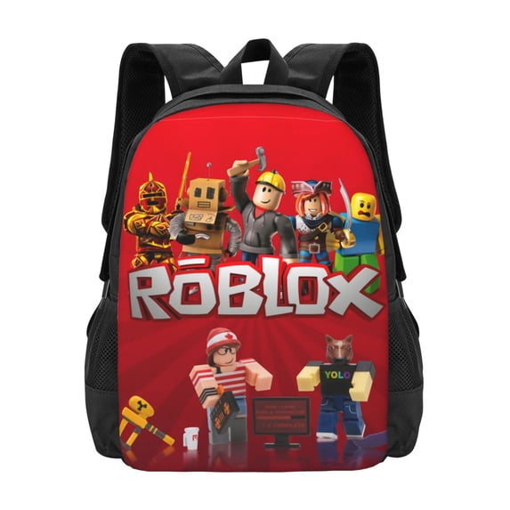 Roblox Backpack Cute back pack Laptop Bag Large Capacity Lightweight Travel Work Hiking Daypack for Men Women