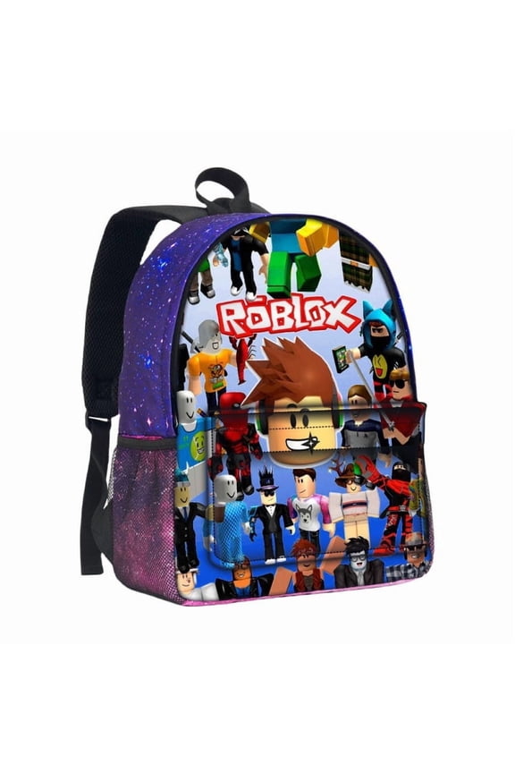 Roblox Backpack Unisex Adjustable Shoulder Strap Polyester School Backpack laptop bag