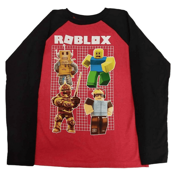 Roblox Big Boys' Character Long Sleeve T-Shirt, Sizes 8-18