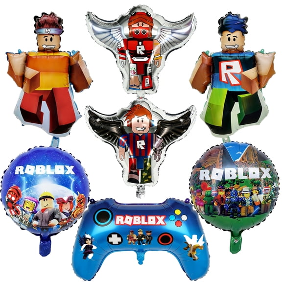 Roblox Birthday Party Balloons FoilRoblox Balloons,7PCS