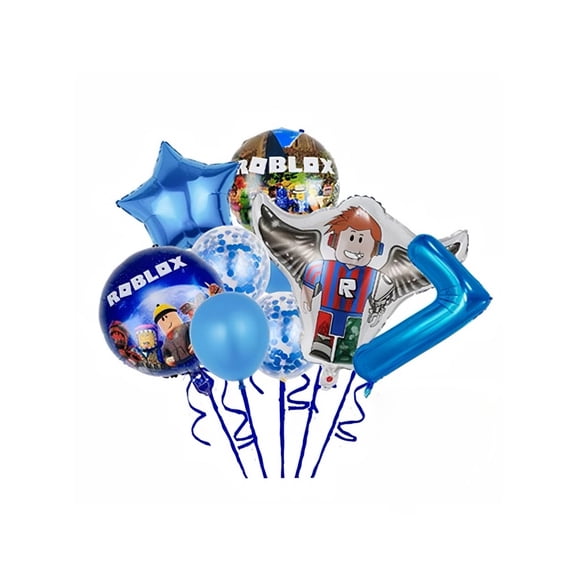 Roblox Birthday Party Balloons Foil，Roblox Balloons,9PCS