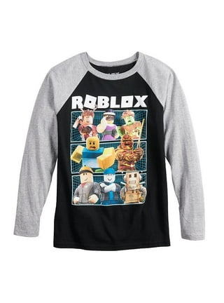 Roblox Face 1 Boy Character T-Shirt, Children Costume Shirts, Kids Outfit ~