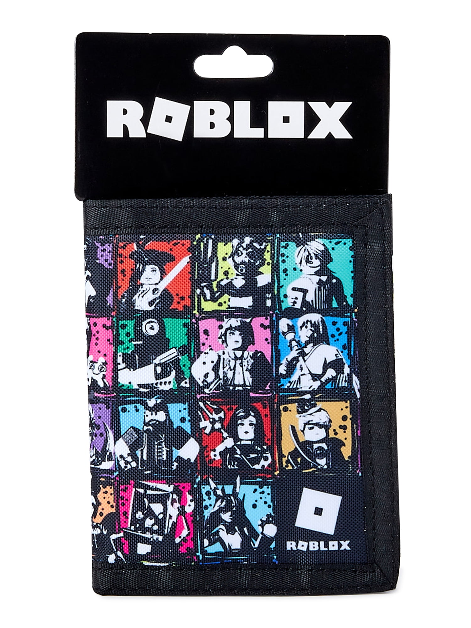 Roblox Boys Childrens Character Print Wallet Black Multi-Color