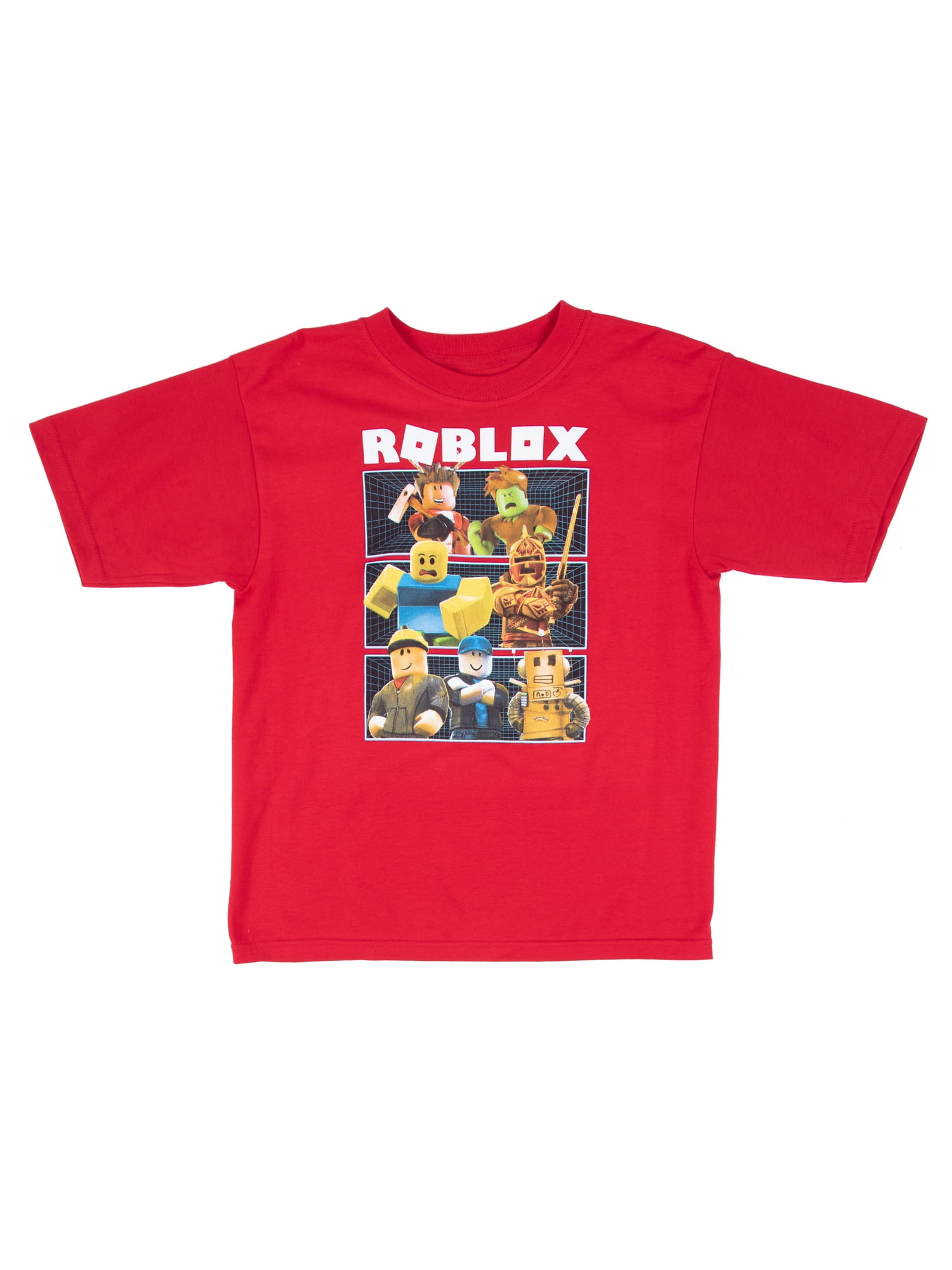 Roblox Short Sleeve T-shirt Boys Kids Summer Tee Crew Neck Tops Clothes