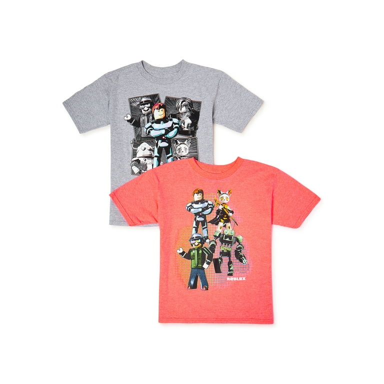 Roblox Boys Graphic T-Shirt, 2-Pack, Size 4-18