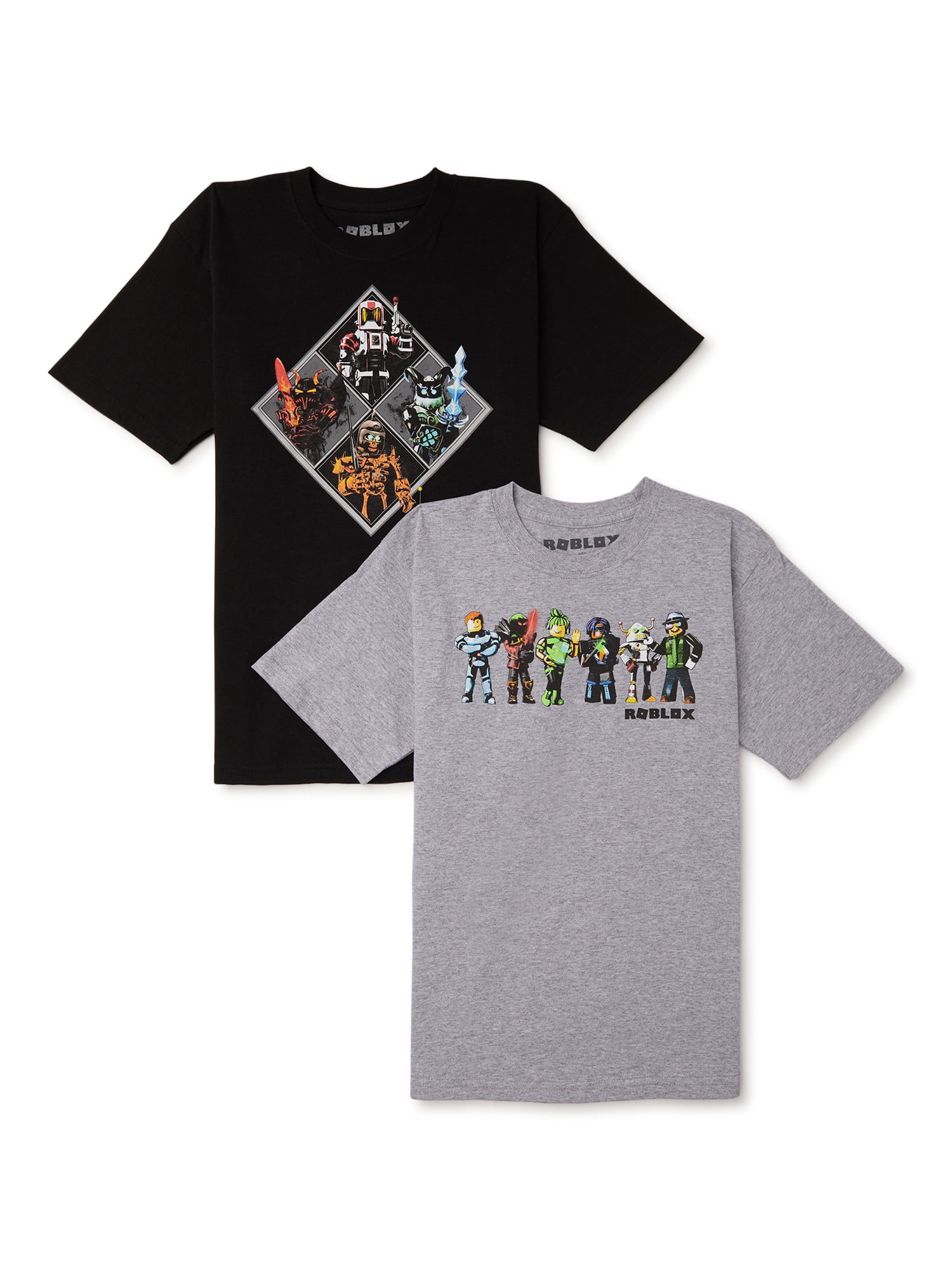 Roblox Boys Graphic T-Shirt, 2-Pack, Size 4-18 - Walmart.Com