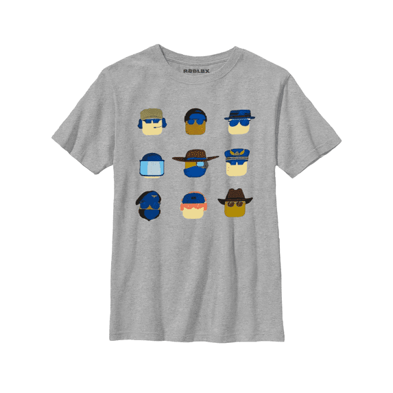 Roblox Boys Blank Faces Avatar T-Shirt, Sizes 4-18
