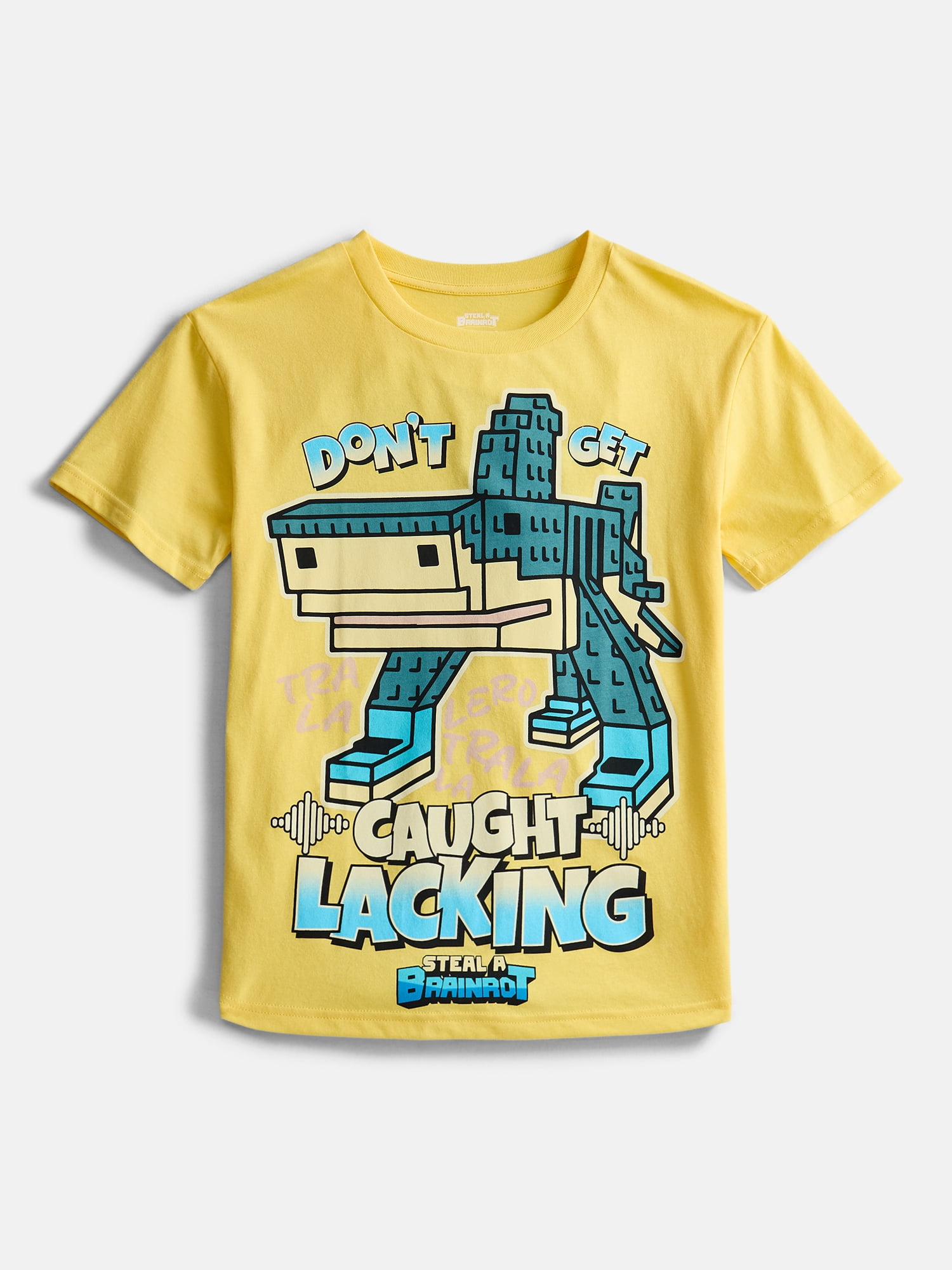 Roblox "Steal a Brainrot" Boys' Short Sleeve Graphic T-Shirt, Sizes 4-18