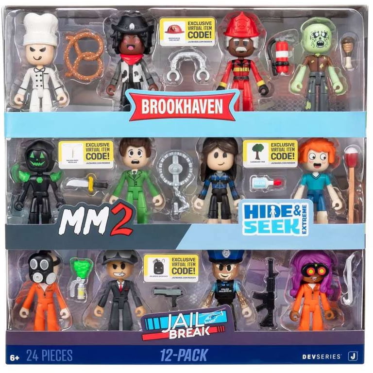Roblox Brookhaven, MM2, Hide & Seen Extreme & Jail Break Action
