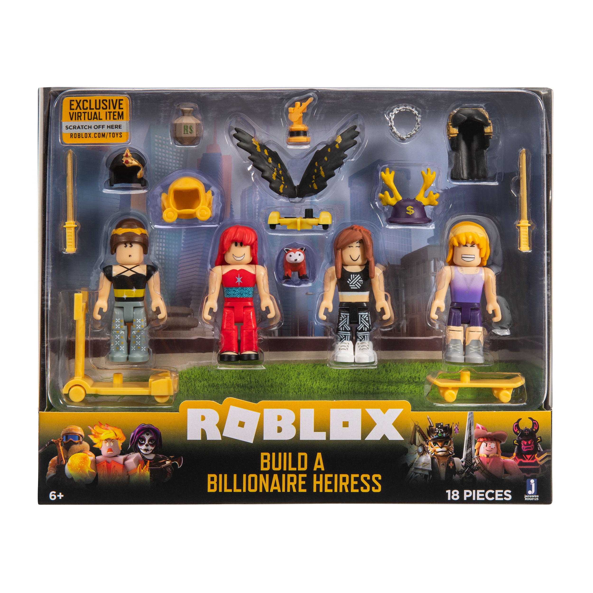 Roblox Action Collection - 3-inch 1 Figure Pack with Accessories - Styles  May Vary [Includes Exclusive Virtual Item] 