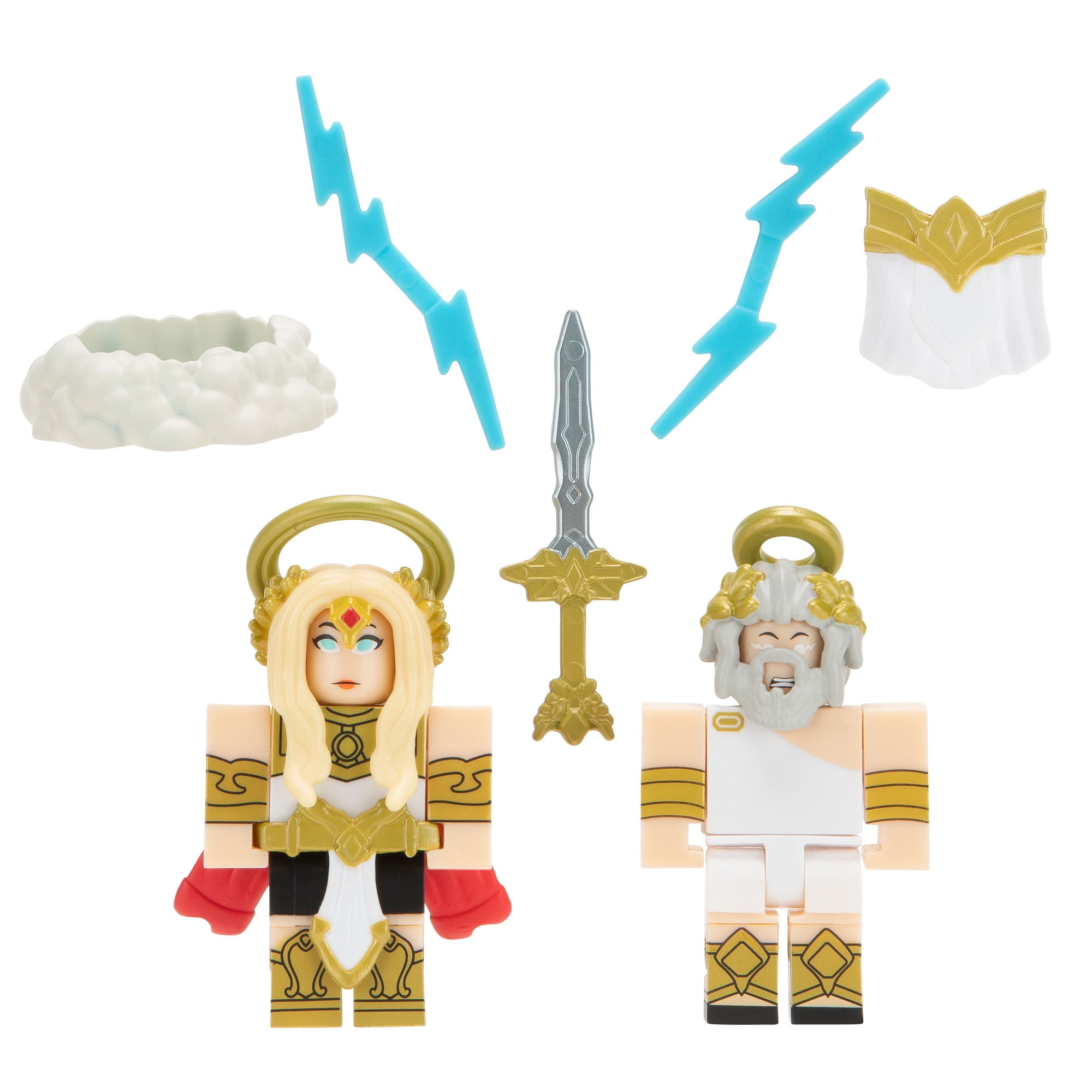 Roblox Celebrity Collection - Kingdom Simulator: Thunder Saint & Sword  Saint Game Pack [Includes Exclusive Virtual Item] : : Toys & Games