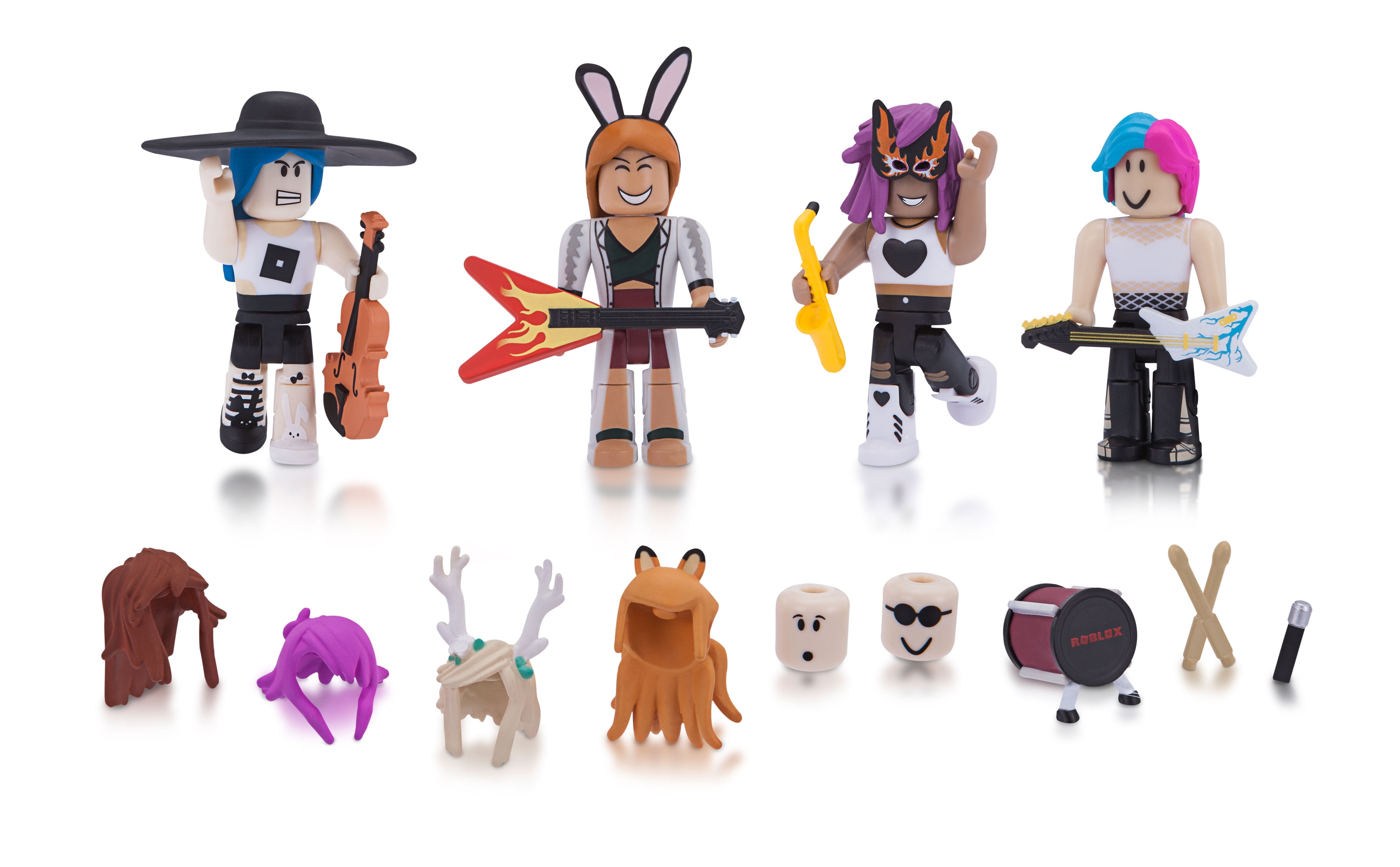  Roblox Celebrity Collection - Fashion Icons Four Figure Pack  [Includes Exclusive Virtual Item] : Everything Else