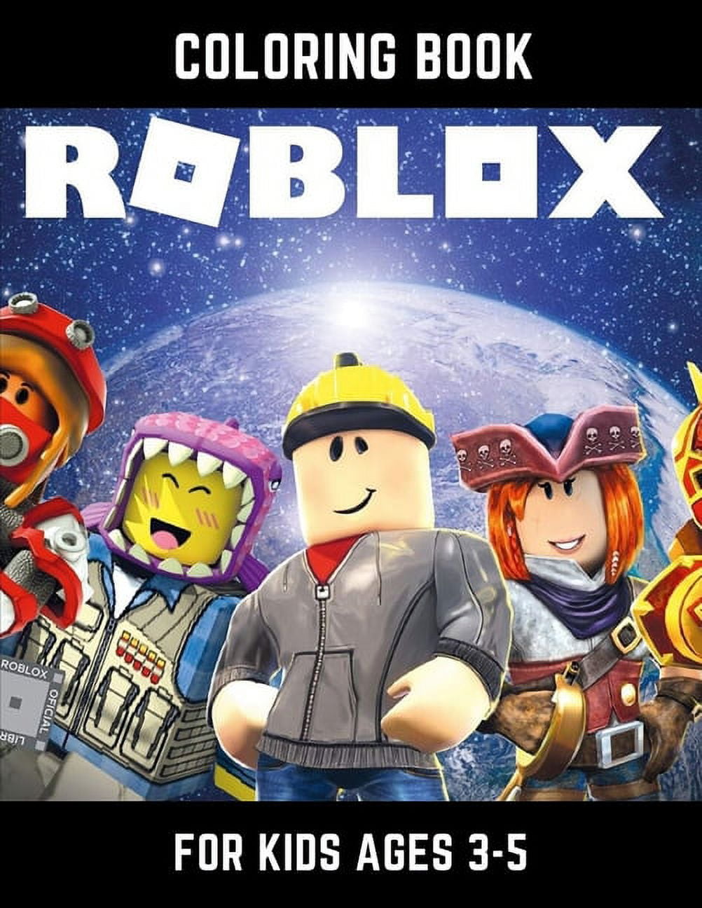 Roblox Coloring Book For Kids Ages 3-5: Great Gift for Boys