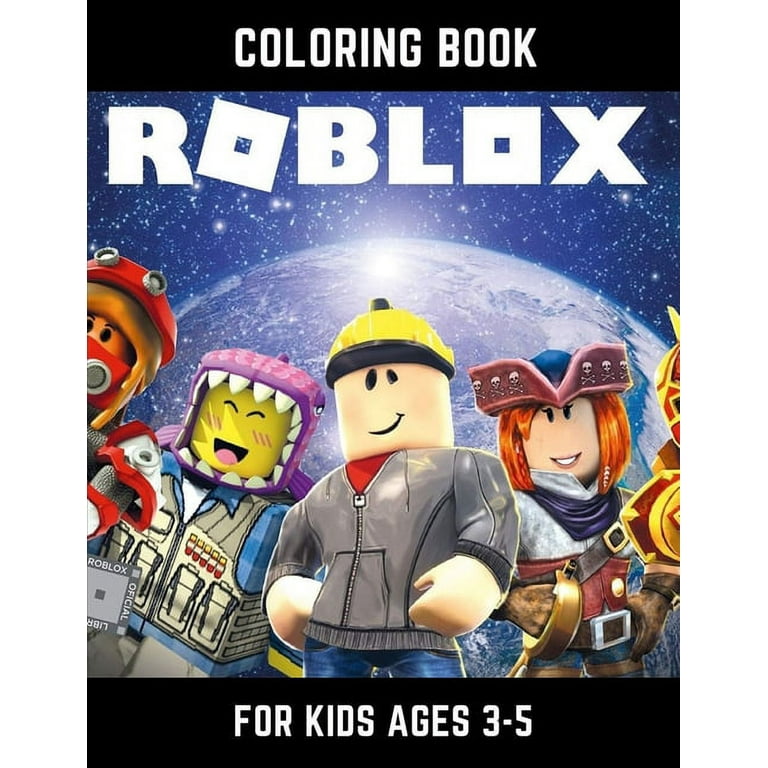 Roblox Coloring Book For Kids Ages 3-5: Great Gift for Boys & Girls ( Sama  Awin, 