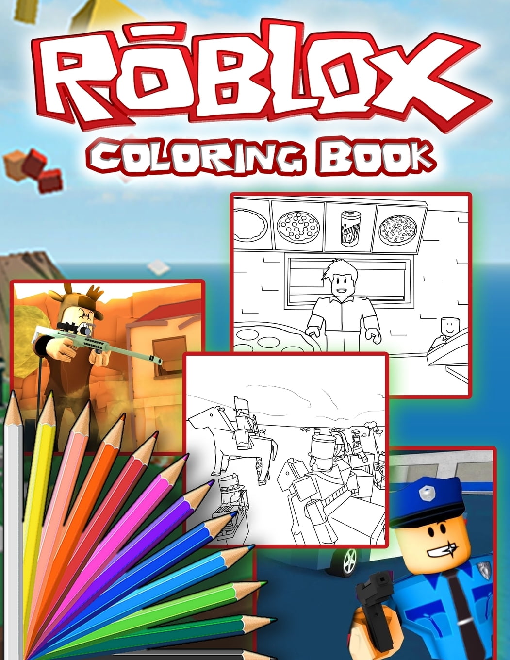 Roblox Coloring Book For Kids Ages 3-5: Great Gift for Boys