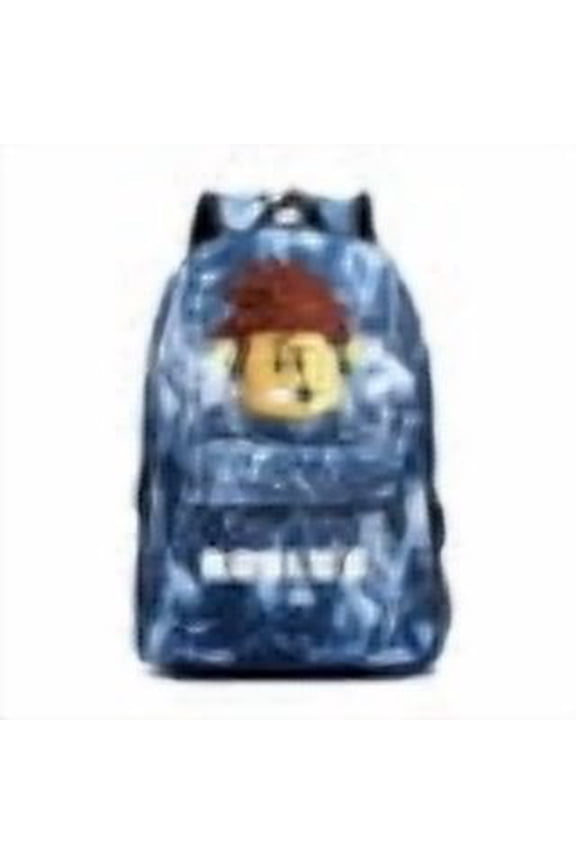 Roblox Cute 3D Cartoon Theme Waterproof Backpack, Lightweight Travel Backpack