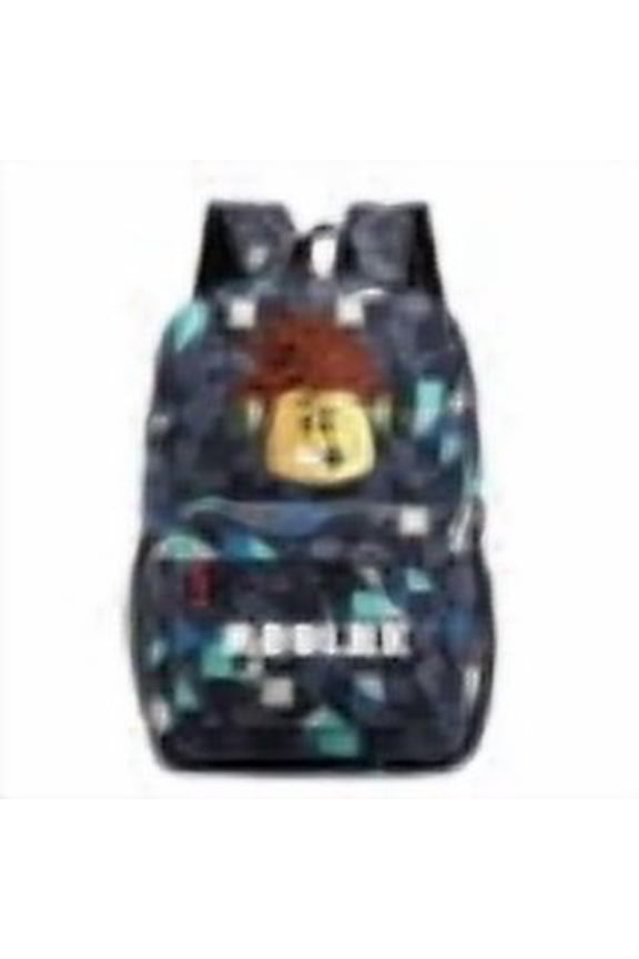 Roblox Cute 3D Cartoon Theme Waterproof Backpack, Lightweight Travel Backpack