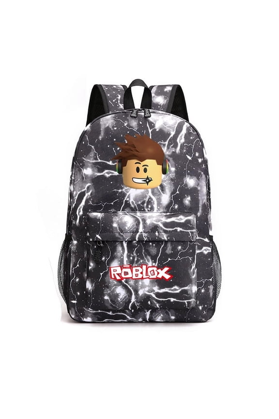 Roblox Cute 3D Cartoon Theme Waterproof Backpack, Lightweight Travel Backpack