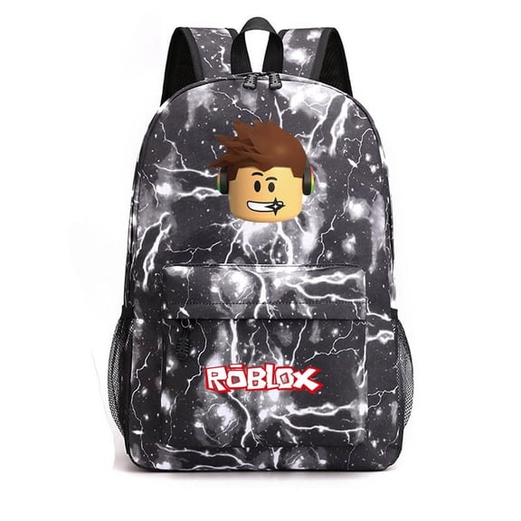 Roblox Cute 3D Cartoon Theme Waterproof Backpack, Lightweight Travel Backpack