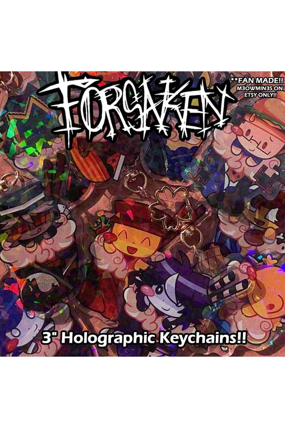 Roblox Forsaken Crepe Dessert Keychains