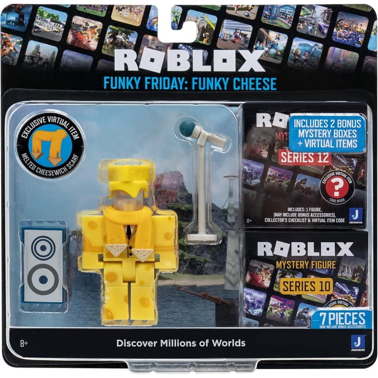 Roblox Funky Friday: Funky Cheese Action Figure (2 Bonus Mystery