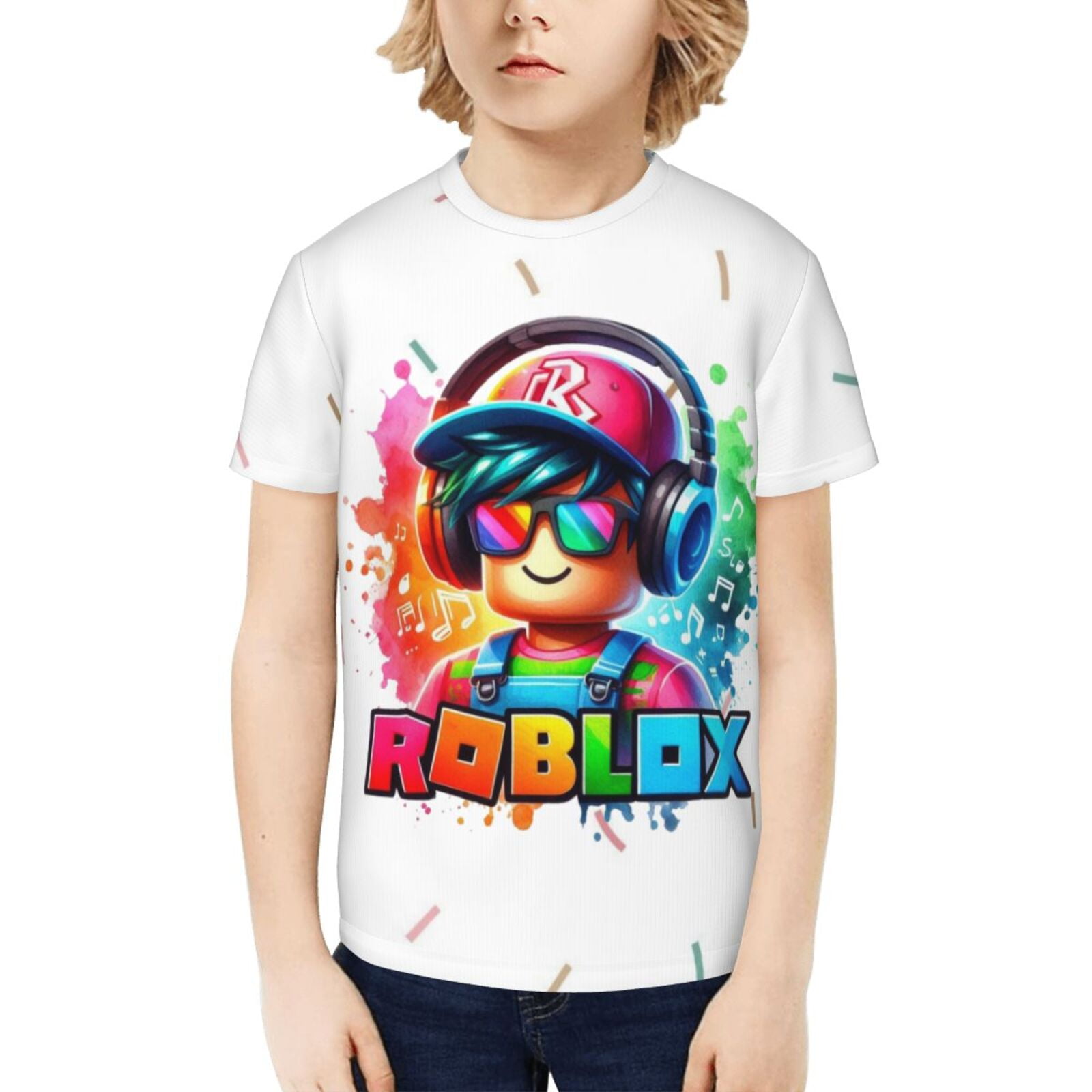 Roblox Girls and Boys Shirts 3D Printed TShirt Cartoon Kids Shirt