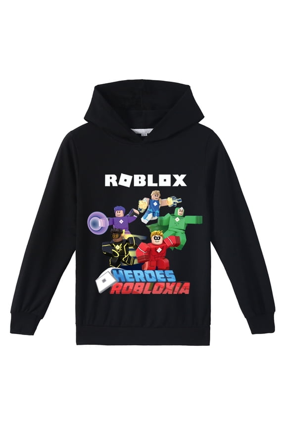 Roblox Graphic Hoodies Lightweight Long Sleeve Pullover Casual Sweatshirts Hooded for Teen(8-16 Years)