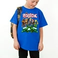 thumbnail image 1 of Roblox Graphic T-shirt, Funny Game Men Women Youth Toddler Kids Shirt,Royal Color,Size Adult XL, 1 of 5