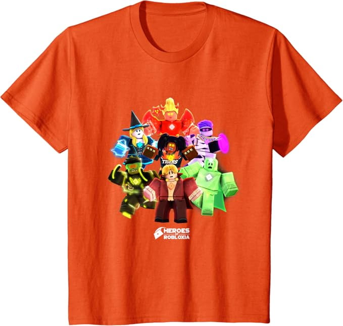 Roblox t shirt orange sale