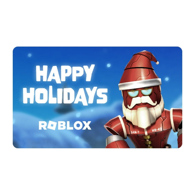 ROBLOX カード Roblox Happy Holidays Santa 10 - [Digital] - Walmart.com
