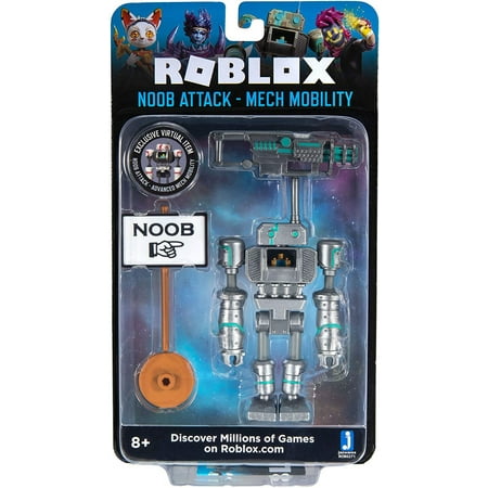 Roblox Imagination Collection - Noob Attack - Mech Mobility Figure Pack [Includes Exclusive Virtual Item]